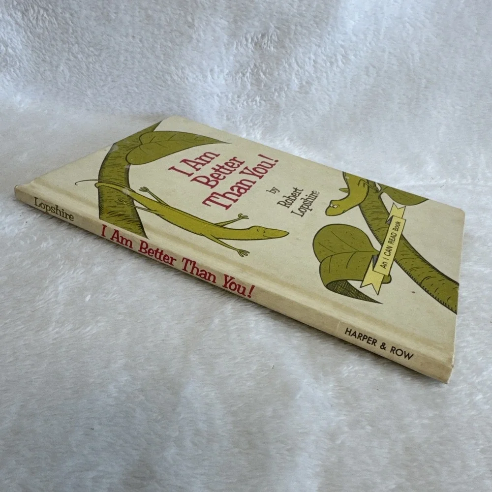I Am Better Than You Robert Lopshire 1968 Hardcover Childrens Book‎